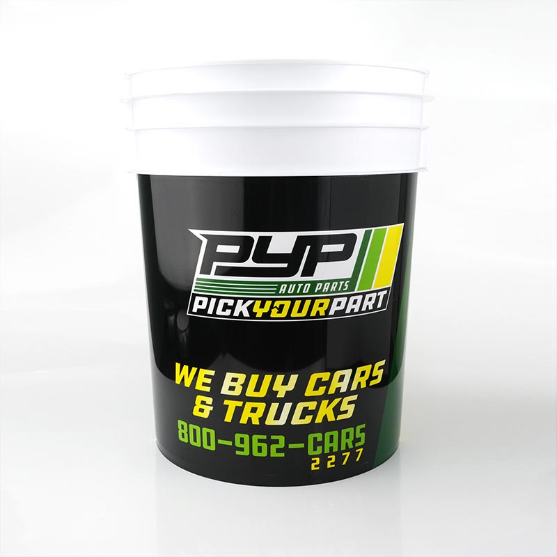 Akzeptieren von kundenspezifischen Kunststoff-Farbeimer-Spritzguss-In-Mold-Etiketten