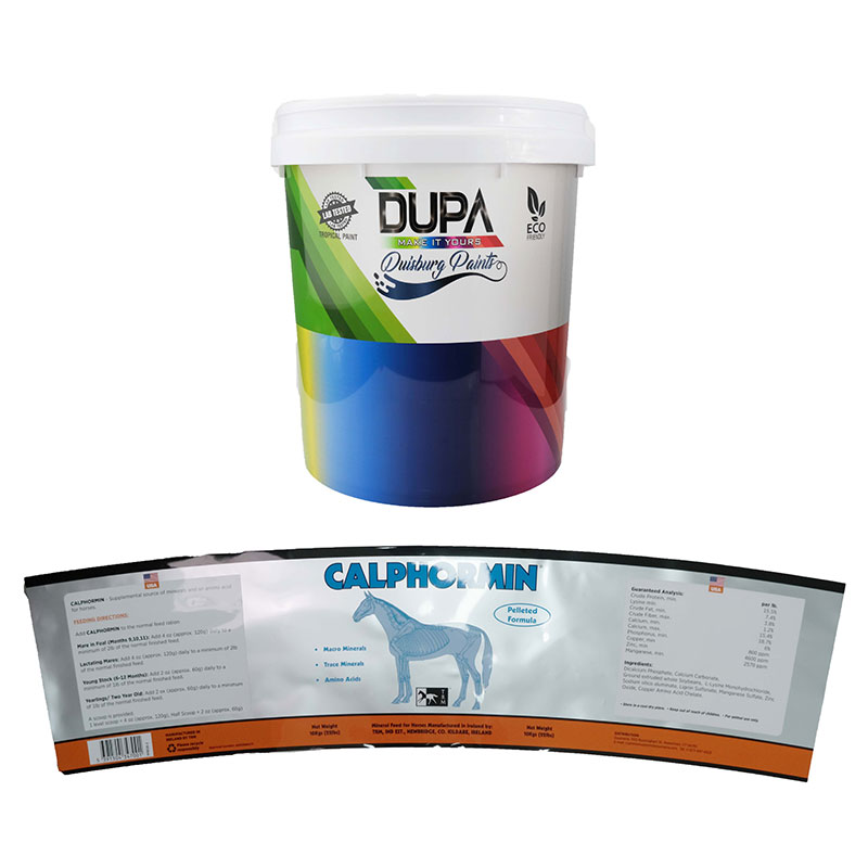 Beschichtungseimer-Spritzguss-In-Mold-Etikett