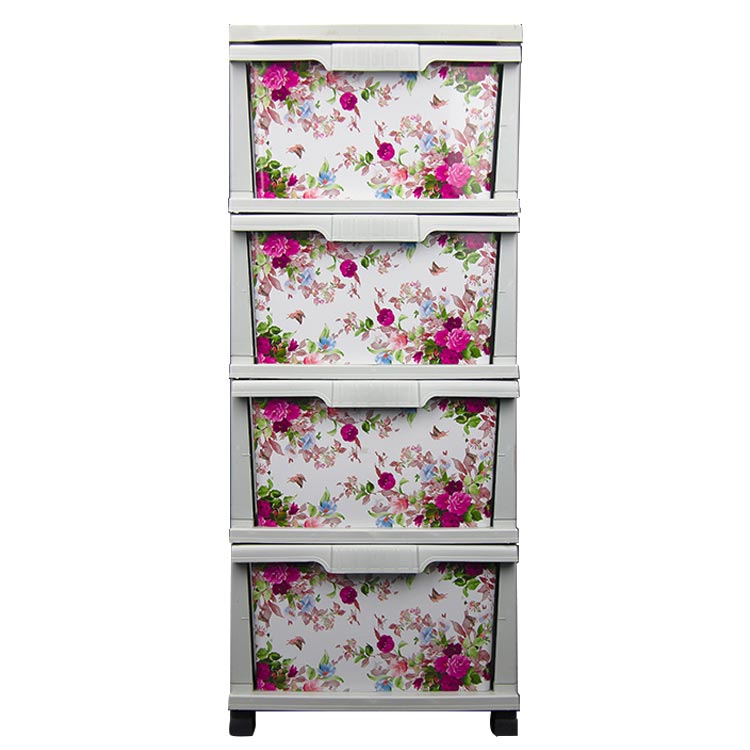 Schubladen-Organizer, Spritzguss-In-Mold-Etikett