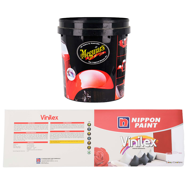 Ölfarbeimer-Spritzguss-In-Mold-Etikett