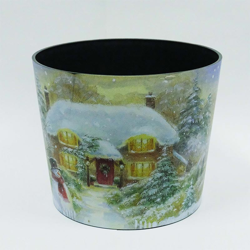 Kunststofftopf-Spritzguss-In-Mold-Etikett