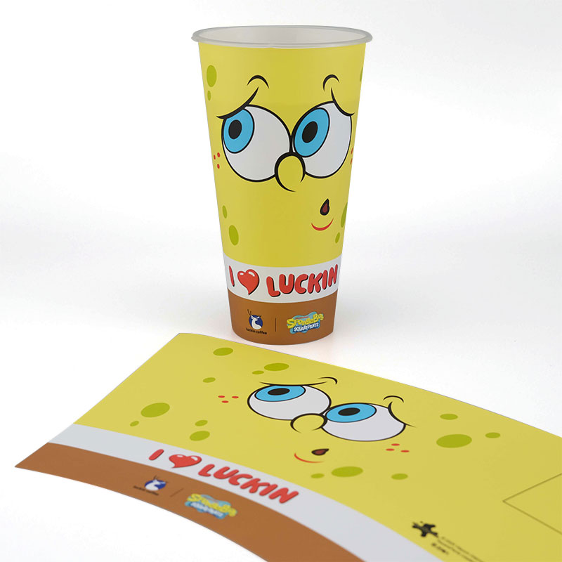 PP-Spritzguss-Volldruck-Getränkebecher