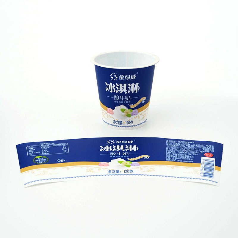 PP Plastik Eiscreme Tasse Injektionsformung im Schimmelpilzetikett