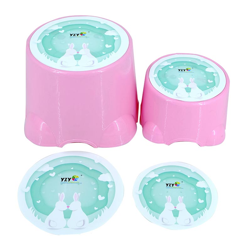 Hocker-Spritzguss-In-Mold-Etikett